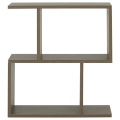 ΒΟΗΘΗΤΙΚΟ ΤΡΑΠΕΖΙ ΜΕ ΡΑΦΙΑ ΜΕΛΑΜΙΝΗ ΣΕ OLIVE GREY ΧΡΩΜΑ FB98881.12 50x17x56Υεκ.