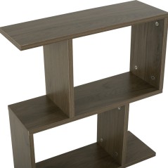 ΒΟΗΘΗΤΙΚΟ ΤΡΑΠΕΖΙ ΜΕ ΡΑΦΙΑ ΜΕΛΑΜΙΝΗ ΣΕ OLIVE GREY ΧΡΩΜΑ FB98881.12 50x17x56Υεκ.