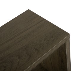 ΒΟΗΘΗΤΙΚΟ ΤΡΑΠΕΖΙ ΜΕ ΡΑΦΙΑ ΜΕΛΑΜΙΝΗ ΣΕ OLIVE GREY ΧΡΩΜΑ FB98881.12 50x17x56Υεκ.