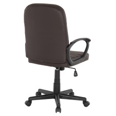 ΚΑΡΕΚΛΑ ΓΡΑΦΕΙΟΥ FB91189.02 PU ΔΕΡΜΑ ΚΑΦΕ ΧΡΩΜΑ-ΜΑΥΡΑ ΜΠΡΑΤΣΑ 55x65x100Υεκ.