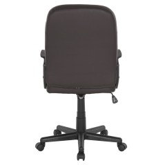 ΚΑΡΕΚΛΑ ΓΡΑΦΕΙΟΥ FB91189.02 PU ΔΕΡΜΑ ΚΑΦΕ ΧΡΩΜΑ-ΜΑΥΡΑ ΜΠΡΑΤΣΑ 55x65x100Υεκ.