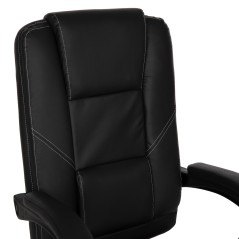 ΚΑΡΕΚΛΑ ΓΡΑΦΕΙΟΥ FB91190.01 ΜΑΥΡΟ PU-ΠΤΥΣΣΟΜΕΝΟ ΥΠΟΠΟΔΙΟ 62x65x115Y εκ.