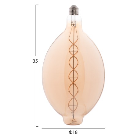 ΛΑΜΠΤΗΡΑΣ LED FILAMENT 8W E27 3000K TEA COLOR DIMMABLE FB94051.02