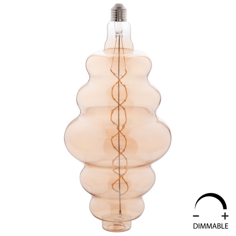 ΛΑΜΠΤΗΡΑΣ LED FILAMENT 8W E27 3000K GOLD COLOR DIMMABLE  FB94056.02