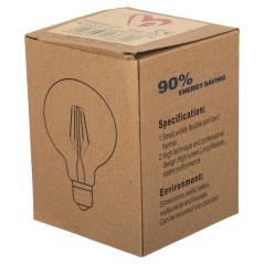 ΛΑΜΠΤΗΡΑΣ GLOBO LED FILAMENT 8W E27 3000K ΔΙΑΦΑΝΟΣ DIMMABLE FB94050.01