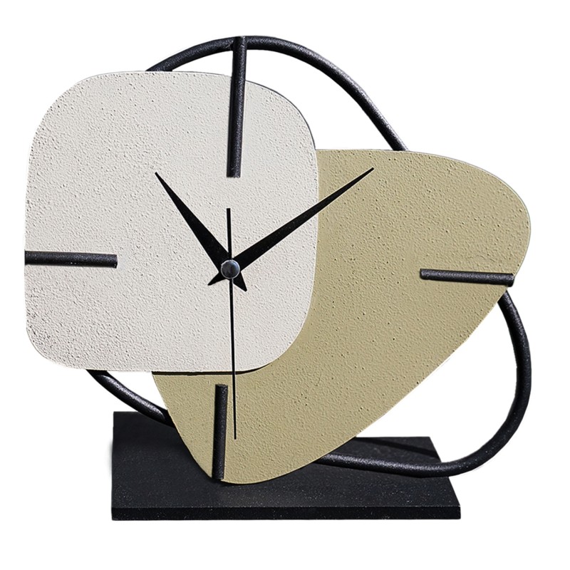 ΕΠΙΤΡΑΠΕΖΙΟ ΡΟΛΟΙ FB94338 ΜΕΤΑΛΛΟ ΣΕ ΕΚΡΟΥ-ΑΝΟΙΧΤΟ ΠΡΑΣΙΝΟ-ΜΑΥΡΗ ΒΑΣΗ 25X22Υεκ.