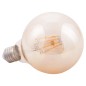 ΛΑΜΠΤΗΡΑΣ GLOBO LED FILAMENT 8W E27 3000K ΧΡΥΣΟ DIMMABLE FB94050.02