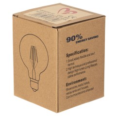 ΛΑΜΠΤΗΡΑΣ GLOBO LED FILAMENT 8W E27 3000K ΧΡΥΣΟ DIMMABLE FB94050.02
