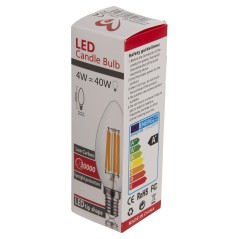 ΛΑΜΠΤΗΡΑΣ LED FILAMENT 4W E14 3000K ΧΡΥΣΟ DIMMABLE FB94048.02