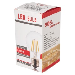 ΛΑΜΠΤΗΡΑΣ FB94045 LED FILAMENT 8W E27 3000K GOLD DIMMABLE