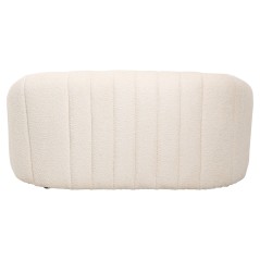 ΚΑΝΑΠΕΣ 2-ΘΕΣΙΟΣ FB99595.06 ΕΚΡΟΥ ΜΠΟΥΚΛΕ ΥΦΑΣΜΑ 148x83x66Υεκ.