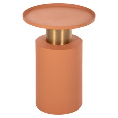 ΒΟΗΘΗΤΙΚΟ ΤΡΑΠΕΖΑΚΙ FB94240.08 ΜΕΤΑΛΛΟ ΣΕ ΠΟΡΤΟΚΑΛΙ-ΧΡΥΣΟΧΑΛΚΙΝΟ Φ30,5x42Υεκ.