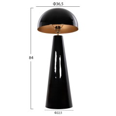 ΦΩΤΙΣΤΙΚΟ ΔΑΠΕΔΟΥ FB94257.04 ΜΕΤΑΛΛΟ ΜΑΥΡΟ-ΡΥΘΜΙΖΟΜΕΝΟ ΚΑΠΕΛΟ Φ36,5x84Υ