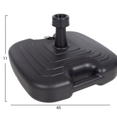 ΠΛΑΣΤΙΚΗ ΒΑΣΗ ΟΜΠΡΕΛΑΣ ΜΕ ΧΕΡΟΥΛΙ FB96112.02 ΑΝΘΡΑΚΙ-ΚΟΝΤΑΡΙ 20/38mm 45x45x11Υ