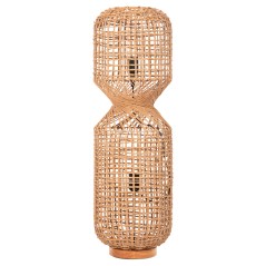 ΦΩΤΙΣΤΙΚΟ ΔΑΠΕΔΟΥ FB94359 ΜΕΤΑΛΛΟ-PAPER ROPE ΣΕ ΚΑΦΕ-2 ΛΑΜΠΕΣ Φ25x78,5Υεκ.