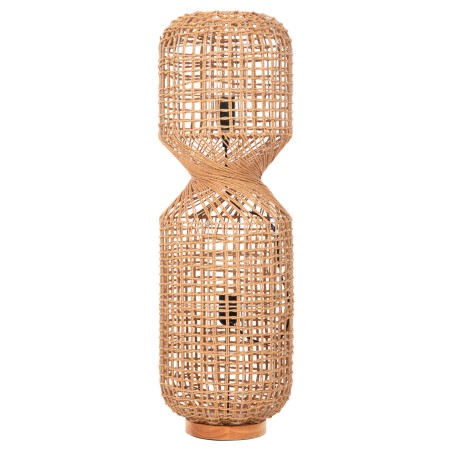 ΦΩΤΙΣΤΙΚΟ ΔΑΠΕΔΟΥ FB94359 ΜΕΤΑΛΛΟ-PAPER ROPE ΣΕ ΚΑΦΕ-2 ΛΑΜΠΕΣ Φ25x78,5Υεκ.