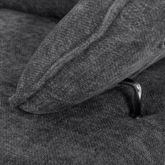 ΓΩΝΙΑΚΟΣ ΚΑΝΑΠΕΣ (ΑΡΙΣΤΕΡΗ) FB93268.03L ΓΚΡΙ ΥΦΑΣΜΑ 283x188x100Υεκ.