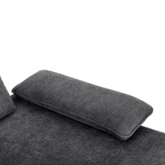 ΓΩΝΙΑΚΟΣ ΚΑΝΑΠΕΣ (ΔΕΞΙΑ) FB93268.03R ΓΚΡΙ ΥΦΑΣΜΑ 283x188x100Υεκ.