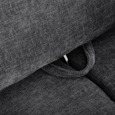 ΓΩΝΙΑΚΟΣ ΚΑΝΑΠΕΣ (ΔΕΞΙΑ) FB93268.03R ΓΚΡΙ ΥΦΑΣΜΑ 283x188x100Υεκ.