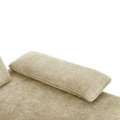 ΓΩΝΙΑΚΟΣ ΚΑΝΑΠΕΣ (ΔΕΞΙΑ) FB93268.01R ΕΚΡΟΥ ΥΦΑΣΜΑ 283x188x100Υεκ.