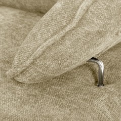 ΓΩΝΙΑΚΟΣ ΚΑΝΑΠΕΣ (ΑΡΙΣΤΕΡΗ) FB93268.01L ΕΚΡΟΥ ΥΦΑΣΜΑ 283x188x100Υεκ.