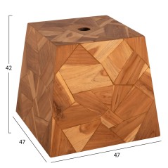 ΒΑΣΗ ΟΜΠΡΕΛΑΣ ΤΣΙΜΕΝΤΟΥ FB96122 ΕΞΩΤΕΡΙΚΗ ΕΠΕΝΔΥΣΗ ΞΥΛΟ ΤΕΑΚ-ΤΡΥΠΑ Φ5εκ- 47x47x42Υεκ.