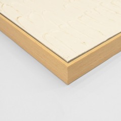 ΠΙΝΑΚΑΣ TOIXOY FB94558 ΜΕ ΚΟΡΝΙΖΑ ΜΠΕΖ-ΚΑΜΒΑΣ ΣΕ ΛΕΥΚΟ-ΜΠΕΖ 62x4,5x92Υεκ.