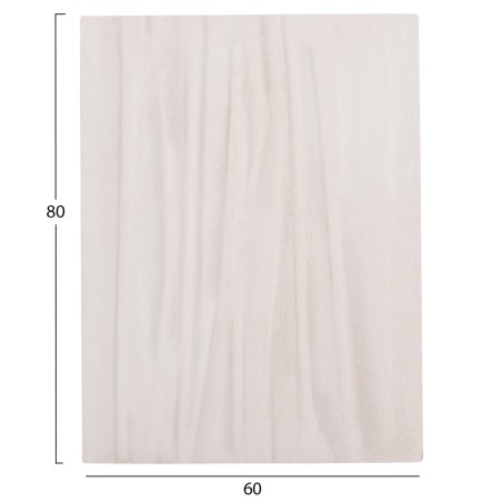 ΠΙΝΑΚΑΣ ΟΡΘΟΓΩΝΙΟΣ FB94518 MDF ΣΕ ΥΠΟΛΕΥΚΟ ΧΡΩΜΑ 60x4(πάχος)x80Υεκ.