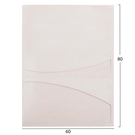 ΠΙΝΑΚΑΣ ΟΡΘΟΓΩΝΙΟΣ FB94510 MDF ΣΕ ΥΠΟΛΕΥΚΟ ΧΡΩΜΑ 60x4(πάχος)x80Υεκ.