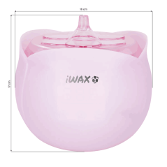 Επαγγελματική Κεριέρα με Κάδο iWax 450ml 100W Ροζ