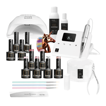 Κιτ Εκκίνησης Ημιμόνιμου Νυχιών Ocho Nails N°5