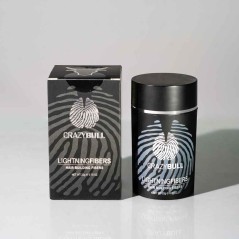 Ίνες Κάλυψης Αραίωσης Μαλλιών Crazy Bull Hair Building Lightning Fibers Καστανόξανθο 22g