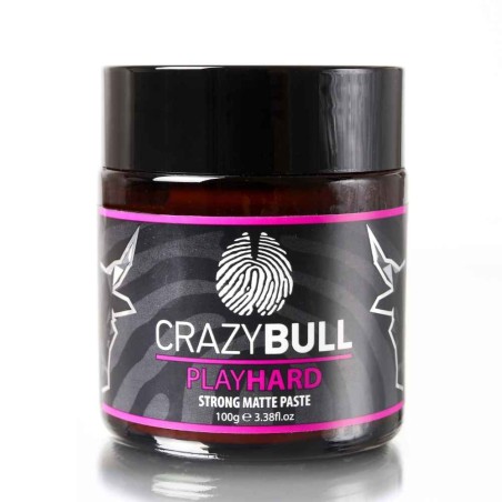 Πάστα Styling Μαλλιών Crazy Bull Strong Matte Paste Play Hard 100ml