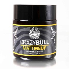 Πάστα Styling Μαλλιών Crazy Bull Medium Matte Paste MattMeUp 100ml