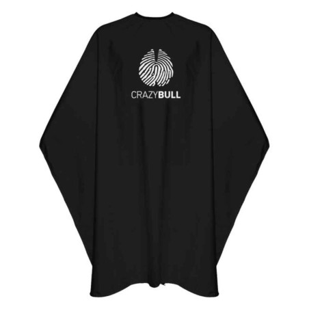 Μπέρτα Κουρέματος Crazy Bull Barber Cape Black