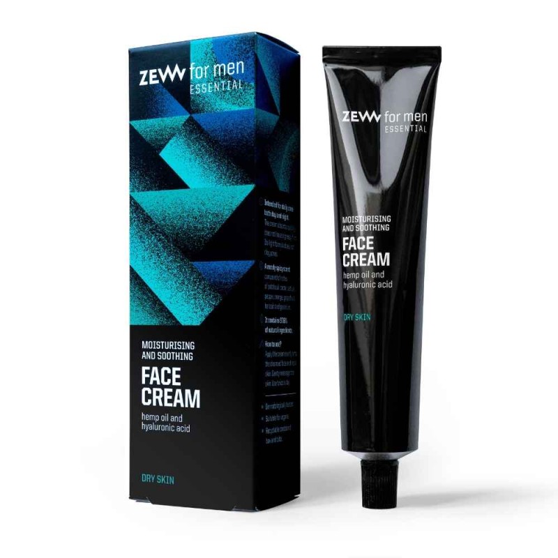 Ενυδατική & Καταπραϋντική Κρέμα Προσώπου ZEW for Men Moisturising and Soothing Face Cream 50ml – Για Ξηρή Επιδερμίδα