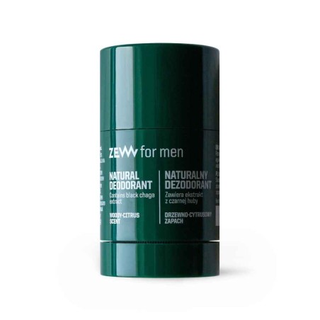 Φυσικό Αποσμητικό Stick ZEW for Men Natural Deodorant with Black Chaga 30ml