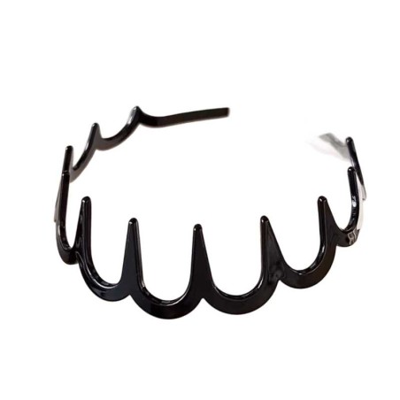 Κοκκάλινη στέκα για τα μαλλιά με δόντια