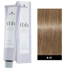 Schwarzkopf Professional True Beautiful Honest 60ml Cool N°8-51 Ξανθό Ανοιχτό Χρυσό Σαντρέ