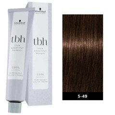 Schwarzkopf Professional True Beautiful Honest 60ml Cool N°5-49 Καστανό Ανοιχτό Μπεζ Βιολέ