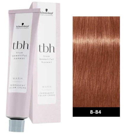 Schwarzkopf Professional True Beautiful Honest 60ml Warm N°8-84 Ξανθό Ανοιχτό Κόκκινο Μπεζ