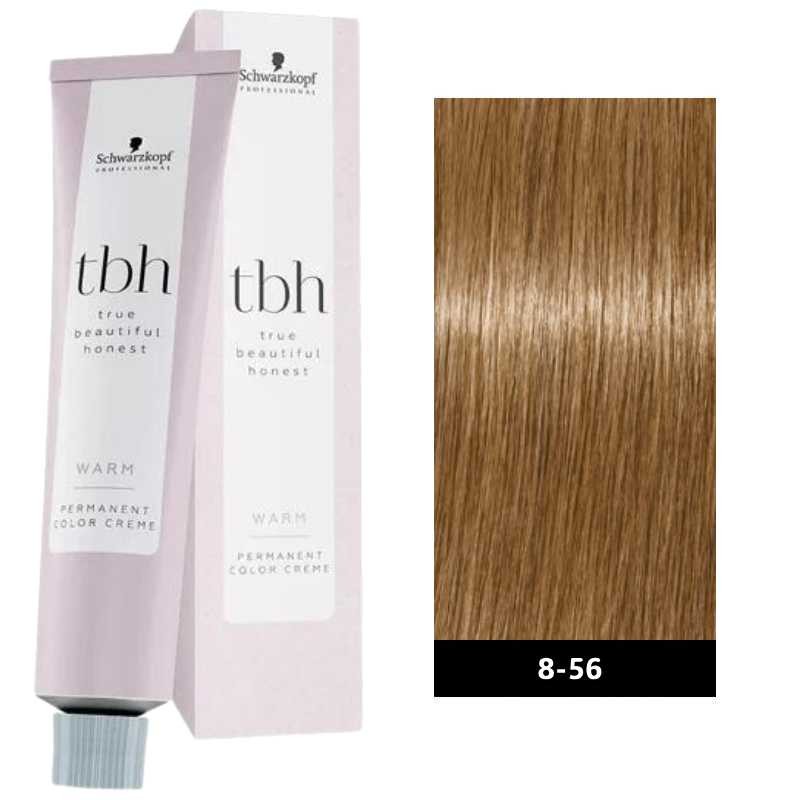 Schwarzkopf Professional True Beautiful Honest 60ml Warm N°8-56 Ξανθό Ανοιχτό Χρυσό Μαρόν