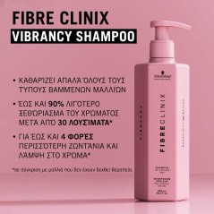 Schwarzkopf Professional Fibre Clinix Vibrancy Shampoo 1000ml