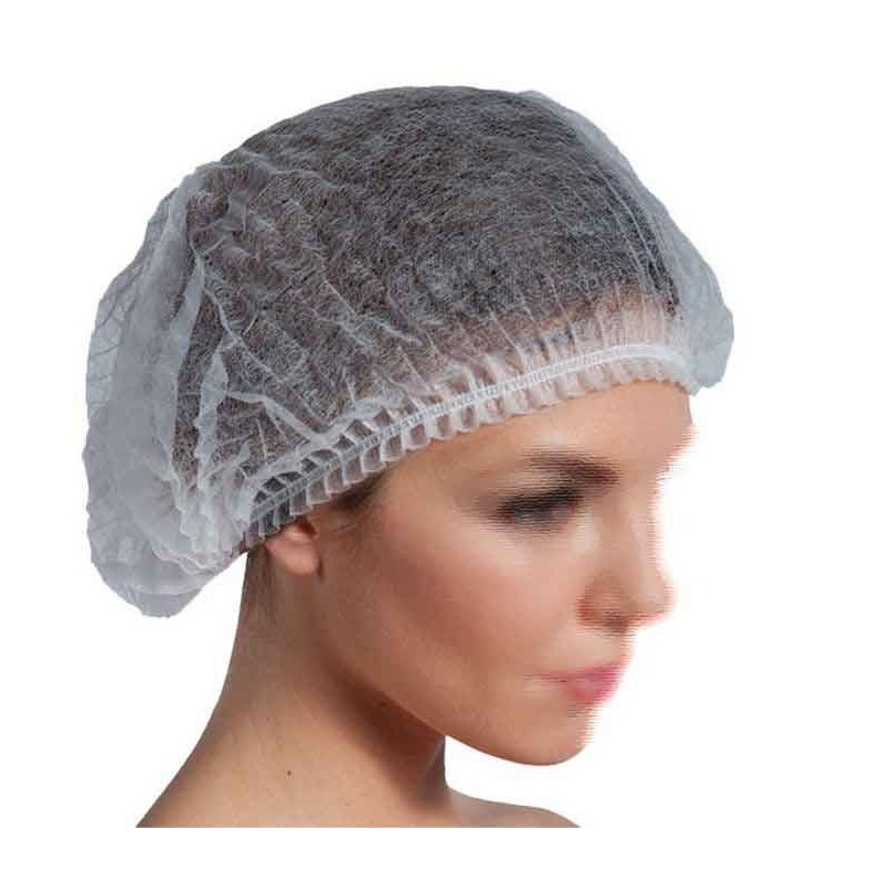 Σκουφάκι Non Woven ακορντεόν Λευκό Σκουφάκι Non Woven ακορντεόν Λευκό