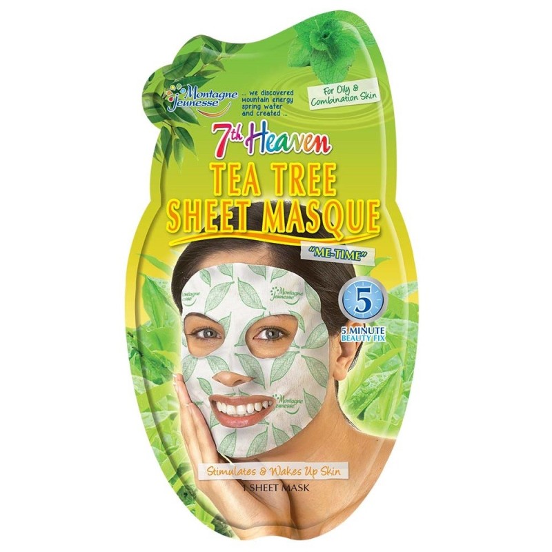 Montagne Jeunesse Tea Tree Face Sheet Mask.