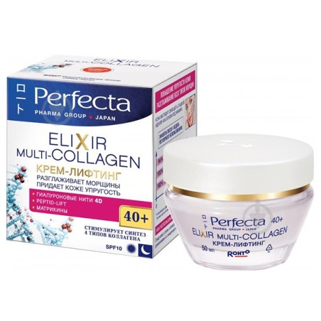 Perfecta Elixir Multi-Collagen 40+ Lifting Cream SPF 10 50ml.