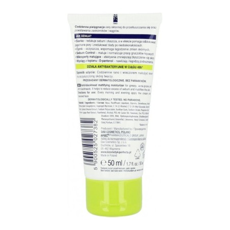 Perfecta NO Problem  Mattifying Face Moisturiser 50ml.