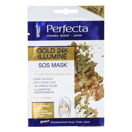 Perfecta Gold 24K Illuminé SOS Mask 2x5ml.