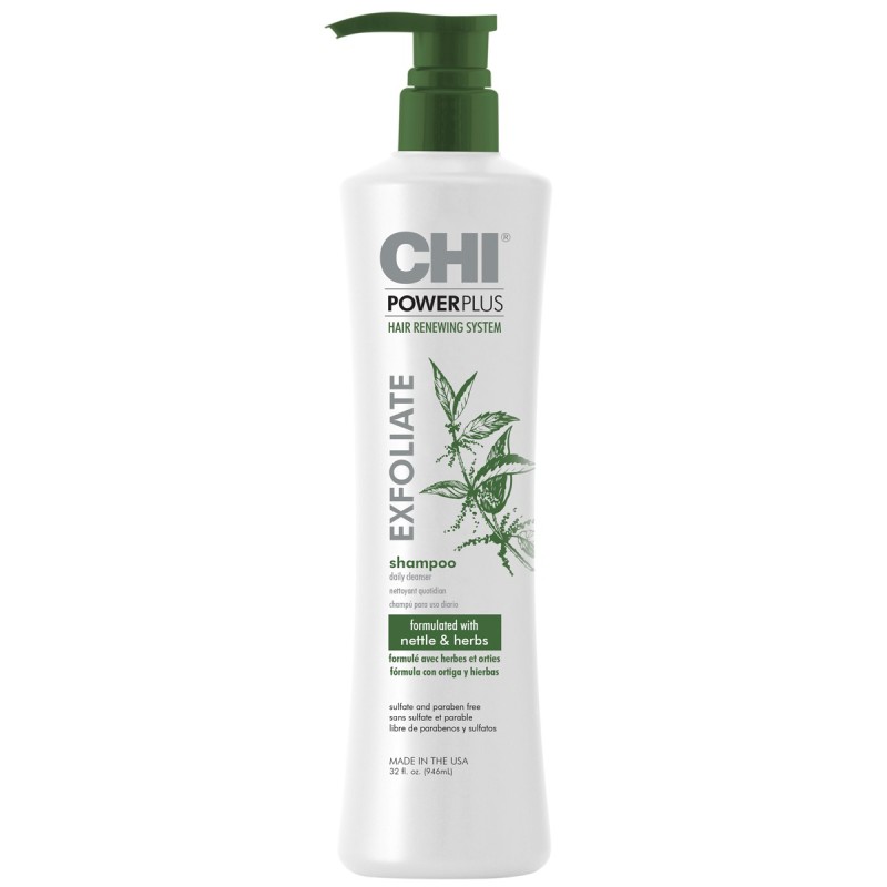 CHI Power Plus Exfoliate Hair Renewing System Shampoo 946ml. CHI Power Plus Exfoliate Hair Renewing System Shampoo 946ml.