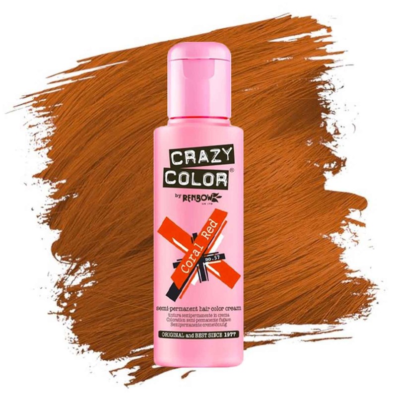 Crazy color Coral Red 100ml